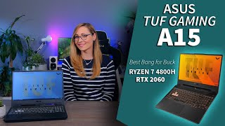 The Best Budget Gaming Laptop of 2020  ASUS TUF Gaming A15 AMD Ryzen 7 4800H RTX 2060 [upl. by Livia855]