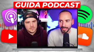 Crea PODCAST su Twitch YouTube e Spotify GRATIS e da CASA [upl. by Hailed]