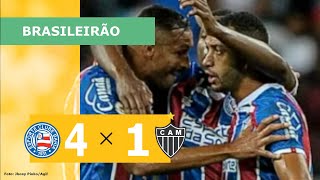 BAHIA 4 X 1 ATLÉTICOMG  CAMPEONATO BRASILEIRO 2023 VEJA OS GOLS [upl. by Andrews]