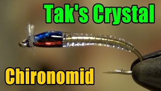 Taks Crystal Chironomid Fly Tying  Rick Takahashi Fly Pattern [upl. by Luigi]