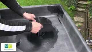 Étanchéité membrane EPDM toiture plate partie 22 [upl. by Mozes]