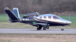 Cirrus SF50 Vision Jet TakeOff and Landing [upl. by Meeharb89]