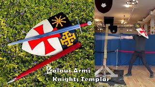 What Does An Actual Templar Sword Look amp Feel Like Balaur Arms Knights Templar Cutting amp Review [upl. by Asil155]