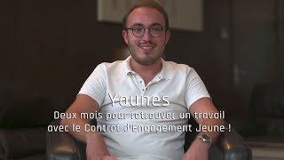 Younes  Deux mois pour retrouver un travail avec le Contrat dEngagement Jeune [upl. by Jacey]