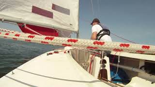 Testing Selden gx 75 solo on an Etchells [upl. by Kushner]