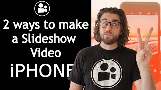 How to quickly make a Slideshow video on iPhone No 3rd party Apps required [upl. by Llenrod]