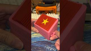 In 3D cờ VN mô phỏng chuyển động 3d 3dprint shorts [upl. by Winchell]