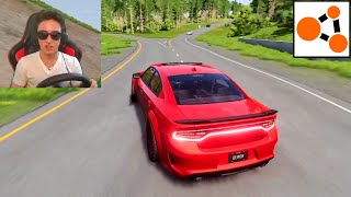 Driving A Crazy Fast 1000HP Charger Hellcat In BeamNGDrive [upl. by Lachlan430]