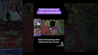 Squiffy the purple pig twitch cultofthelamb gaming clips shorts twitchstreamer [upl. by Fowkes]