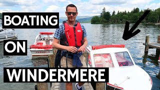 WINDERMERE BOAT HIRE LAKE DISTRICT  ENGLAND [upl. by Sheba457]