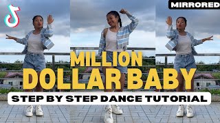 ‘MILLION DOLLAR BABY’ TikTok Dance Tutorial Step by Step  Ana Bensig [upl. by Ariait]