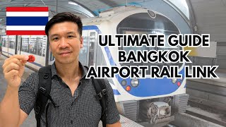 Bangkok Airport to City Your Ultimate Guide to the Airport Rail Link 🇹🇭 [upl. by Yedok]