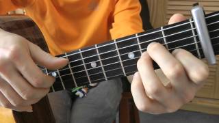 Cours de guitare  Georges Brassens  Le Parapluie 33 Le refrain [upl. by Deraj]