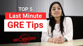 5 Last Minute Tips And Tricks About GRE  Crack GRE in your First Attempt [upl. by Lisette565]