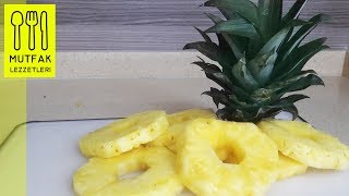 Ananas Nasıl Soyulur 🍍 [upl. by Anabella947]