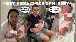 FIRST PEDIA CHECK UP NI BABY 🧒🏻 BAKIT NGA BA DI AKO NAG BREASTMILK🥲 [upl. by Vivi107]