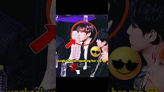 Jungkook repeat Lisas rap 😄😎 blackpink lisa bts jungkook youtubeshorts 100kview viralvideo [upl. by Ailero34]