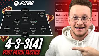 POST PATCH Broken META TACTICS Best 4334 Custom Tactics EA FC 25 [upl. by Avert]