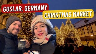 Beautiful German Christmas Market in Goslar Germany 🇩🇪 [upl. by Yurik]