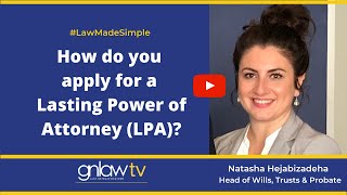 How do you apply for a Lasting Power of Attorney LPA [upl. by Kerby]