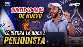 Nayib Bukele Deja Callado a Periodista Internacional de quotEl PAÍSquot [upl. by Grazia711]