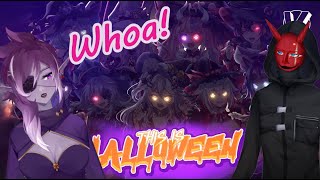 Vtubers react to This Is Halloween【VShojo Cover】 [upl. by Onairotciv]