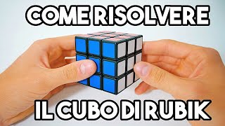 Come risolvere il CUBO di RUBIK  Metodo facile a strati  Tutorial Spiegazione [upl. by Culhert]