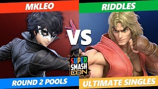 SSC 2019 SSBU  MkLeo Joker VS Riddles Ken SSBU Smash Ultimate Tournament [upl. by Acinhoj198]