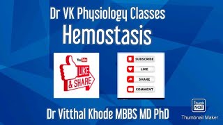 Hemostasis physiology l Coagulation of blood [upl. by Aynekal]