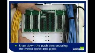 How To Install A Structured Media Panel  Leviton [upl. by Thgiwed]