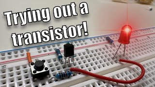 Making an inverter from a transistor [upl. by Gader415]