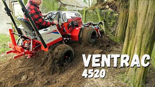 We test the Ventrac 4520 with Stump Grinder  Front BucketGrab  Power Brush and Tough Cut Deck [upl. by Alakim537]