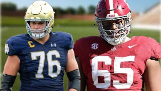 2024 NFL Draft Top 5 Offensive Tackle Rankings [upl. by Nivlac]