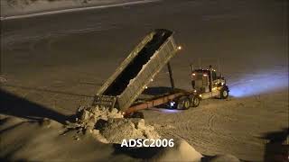 City of Ottawa Snow Dump Bulldozer Action January 2024 Part 2 [upl. by Cherice841]