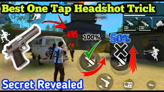 100 One Tap Headshot Secret Trick Revealed in freefire tamil  Freefire Desert Eagle Headshot trick [upl. by Uni]