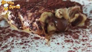 Tiramisù con Nutella Fantastico e Buonissimo con Ingredienti e Ricetta [upl. by Olwena]