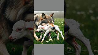 Hunter wolf attack on baby calf cow cowcalf wolf motherslove animals [upl. by Nuhsar]