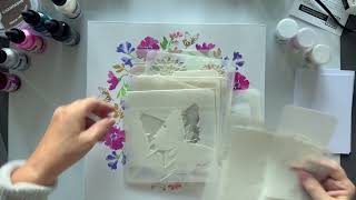 3 Quick And Easy Cards To Make With Stencils [upl. by Isla467]