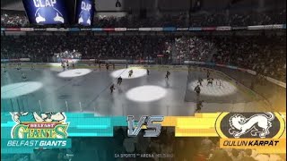 PS4 NHL 20 Champions Hockey League Belfast Giants Vs Oulun Kärpät [upl. by Atlanta188]