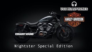 Harley Davidson Nightster Special Edition Exhaust Sound [upl. by Suiradal]