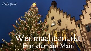 Frankfurter Weihnachtsmarkt mit Stadtgeläut [upl. by Amias]