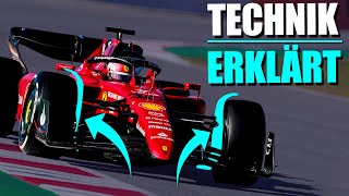 Formel 1 Technik 2022 erklärt Was bewirken diese Teile [upl. by Welby]