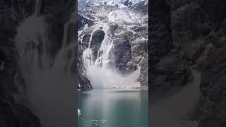 Avalanche in Manaslu mountain  birendra lake gorkha [upl. by Gillett]