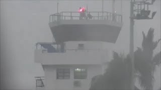 Tacloban Airport Final Hours Before Typhoon Haiyan  Trip Report [upl. by Nahs]