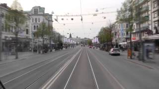 Spårvagn Linje 3  Tram line 3 in Gothenburg hela turen på 10 minuter [upl. by Eeliram254]