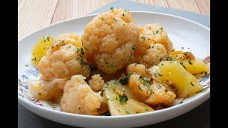 Coliflor con patatas al pimentón  Karlos Arguiñano [upl. by Nere]