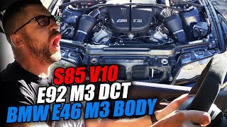 GAME OVER 🤯V10 amp DCT 😍 BMW E46 M3 🔥  Nürburgring [upl. by Royce]