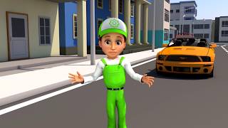 Escape and police chase Handy Andy cartoon [upl. by Eeralih951]