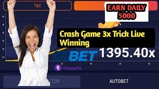 1XBET CRASH GAME TRICK  EARN DAILY MONEY  CRASH GAME STARTEGY  1XBET TRICK TO WIN [upl. by Nitz]