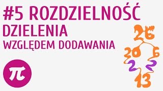 Rozdzielność dzielenia względem dodawania 5  Działania pamięciowe  dzielenie [upl. by Egidio]